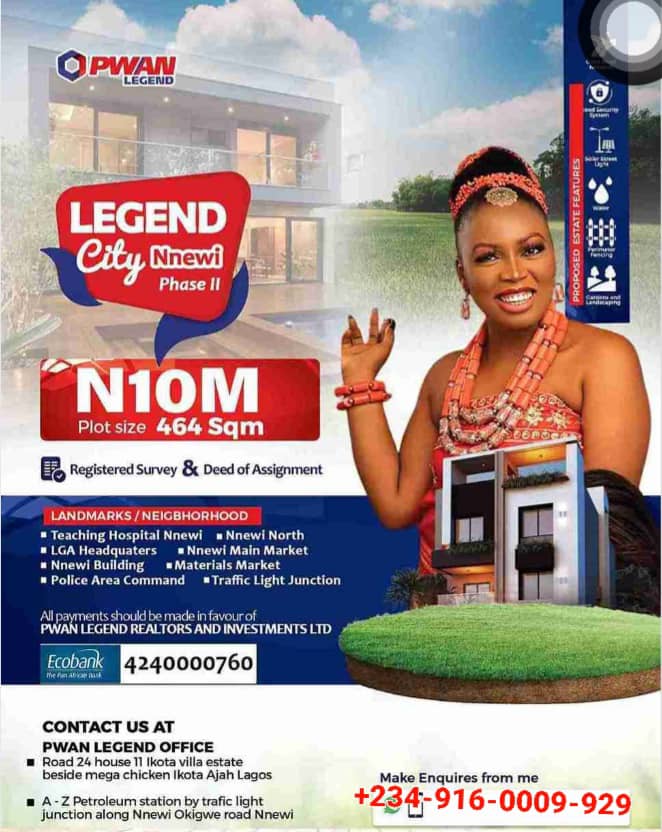 Land for Sale in Nnewi – Own a Slice of the Billionaire City!