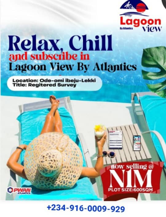 Affordable Waterfront Property for Sale in Lagos - PWAN Atlantics - Lagoon View