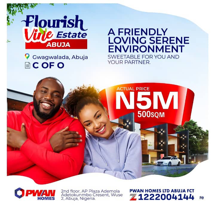Land for Sale in Abuja – Own 500SQM+ in Flourish Vine Estate for Just ₦5M