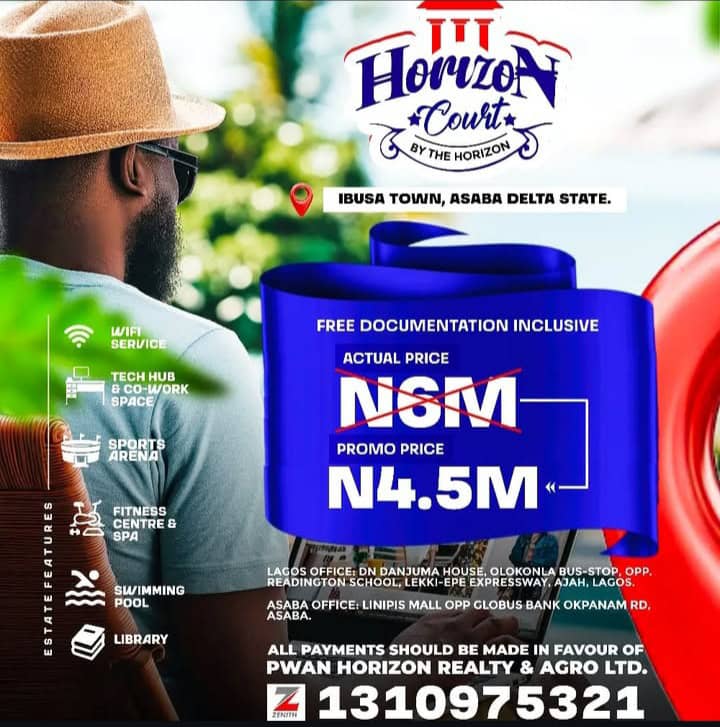 Land for Sale in Asaba Delta State – Secure Your Future at Horizon Court, Ibusa Town