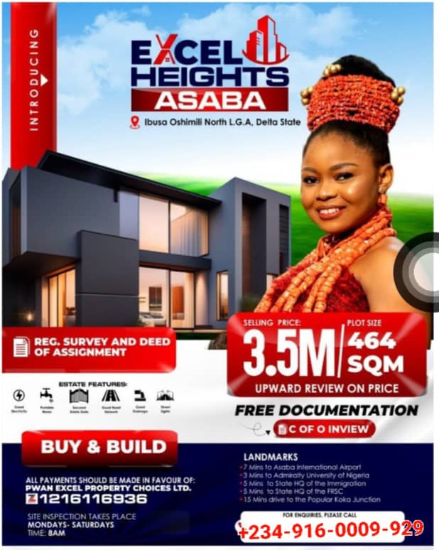 Land for Sale in Asaba Delta State,Your Dream Investment Awaits at Just N3.5 Million!