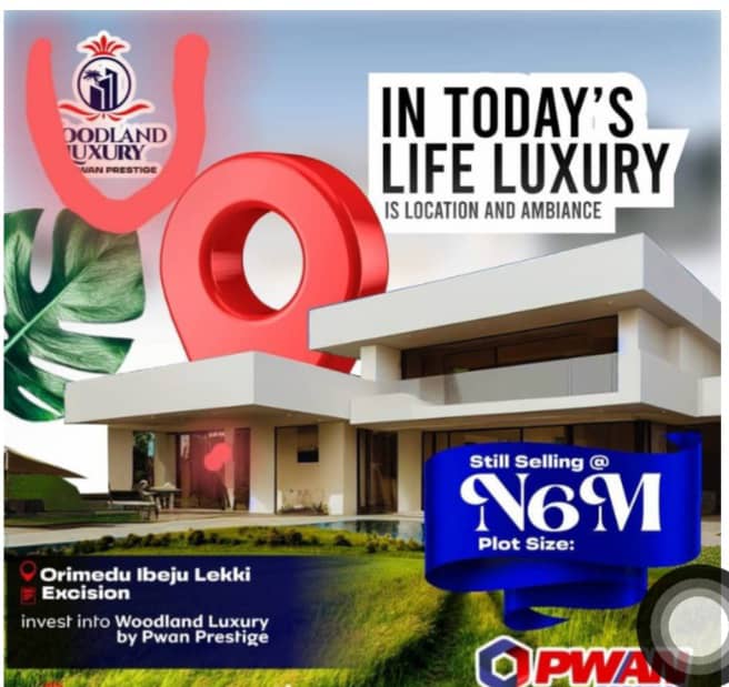 Land for Sale in Ibeju Lekki Lagos, Own a Prime Plot at Woodland Luxury Estate