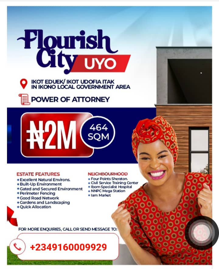 Land for Sale in Uyo, Akwa Ibom State – How One Smart Investor Turned Flourish City Uyo into a Goldmine