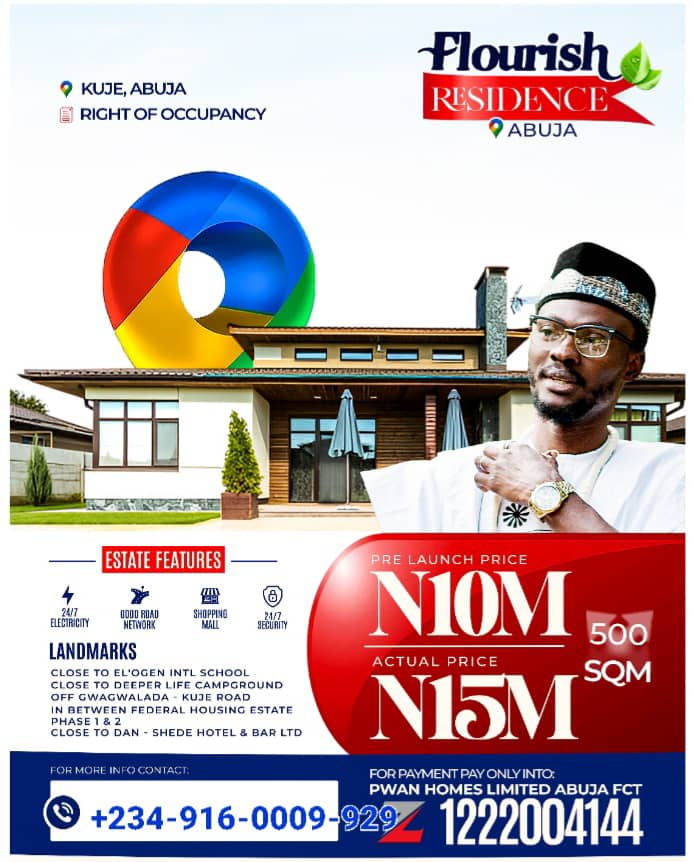 Land in Abuja – Secure Your Future at Flourish Residence, Kuje, PWAN Land in Abuja