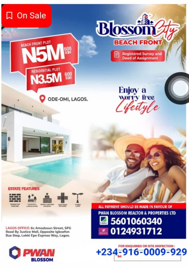 Waterfront Property for Sale Near Me, PWAN Blossom, Blossom city beach front