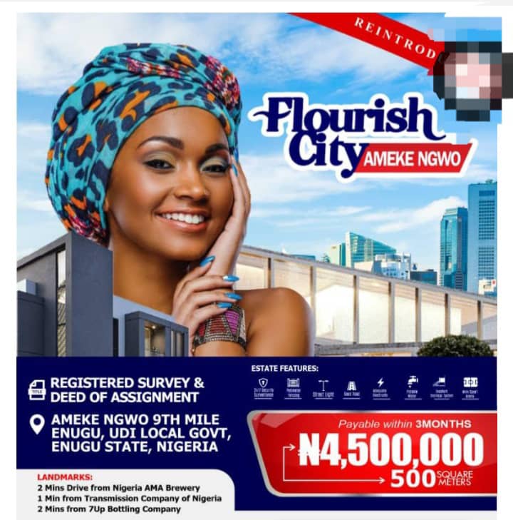 Flourish City Estate, Agbogazi Nike, Enugu – The Smart Investor’s Golden Ticket