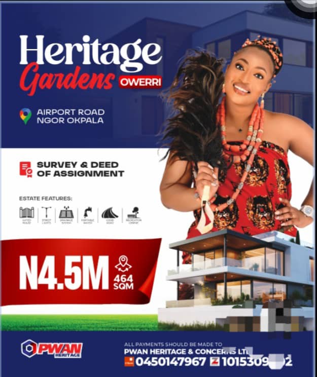 Heritage Gardens Owerri – Land for Sale in Owerri, Imo State