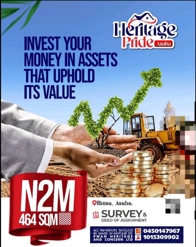 Heritage Pride Estate, Asaba – Own Land in a Thriving City