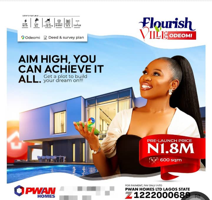 LAND FOR SALE IN IBEJU-LEKKI, LAGOS – FLOURISH VILLE, ODEOMI