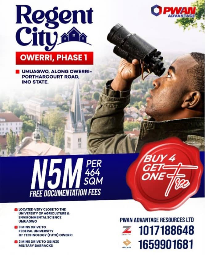 Land For Sale in Owerri Imo State - Secure Your Investment at Regent City Owerri Phase 1 – Plots Starting at ₦5M
