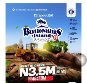 Land for Sale in Asaba Delta State: Invest in Modern Living at Billionaires Island by Cedarwood 8