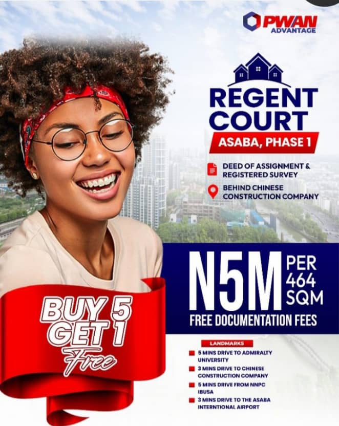 Land for Sale in Asaba Delta State Nigeria – Secure Your Future Investment at Regent Court Asaba Phase 1 for ₦5M