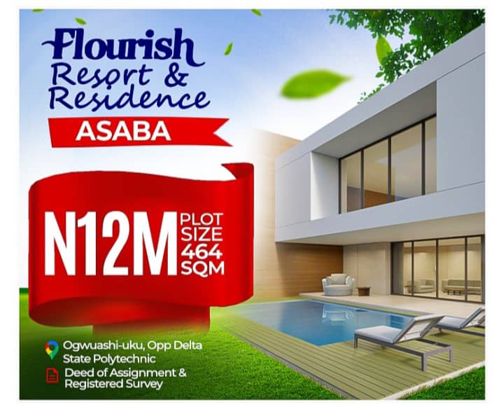 Land for Sale in Asaba, Delta State – Flourish Resort and Residence - Your Gateway to Wealth & Prestige