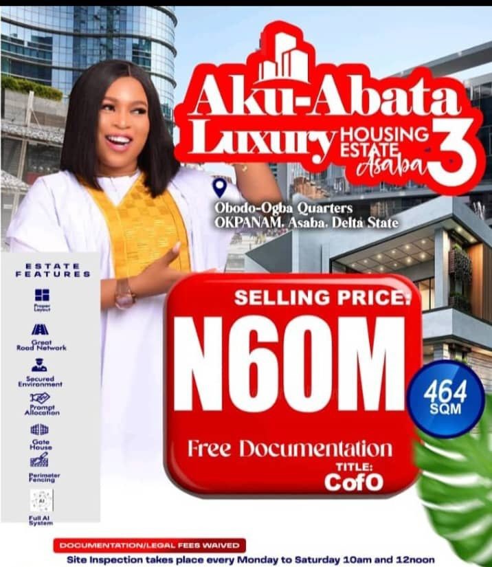 Land for Sale in Asaba Delta State – Your Gateway to Luxury and High Returns!