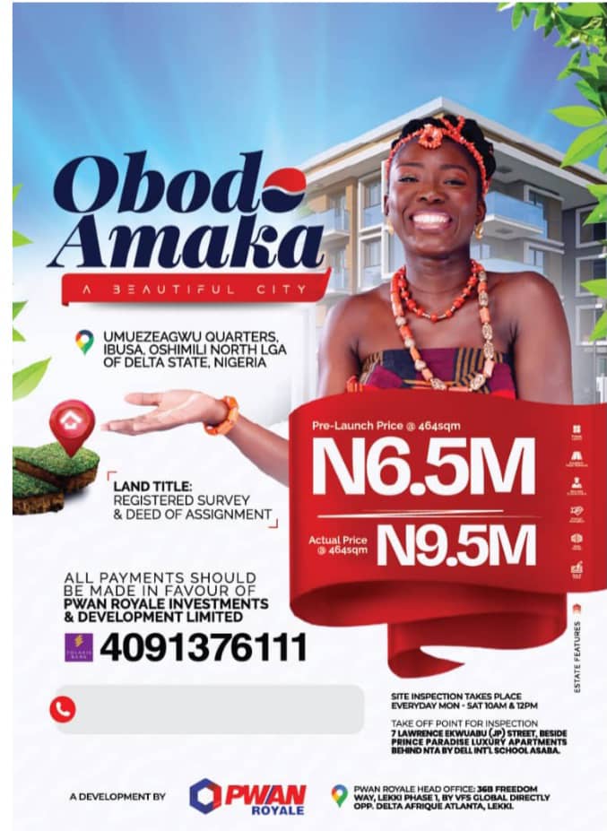 Land for Sale in Asaba Nigeria – Secure Your Future for Just ₦6.5M & Enjoy Exclusive Rewards!