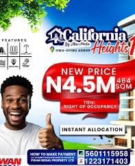 Land for Sale in Asaba – Secure Your Dream Plot at California Heights Estate for Just ₦4.5!