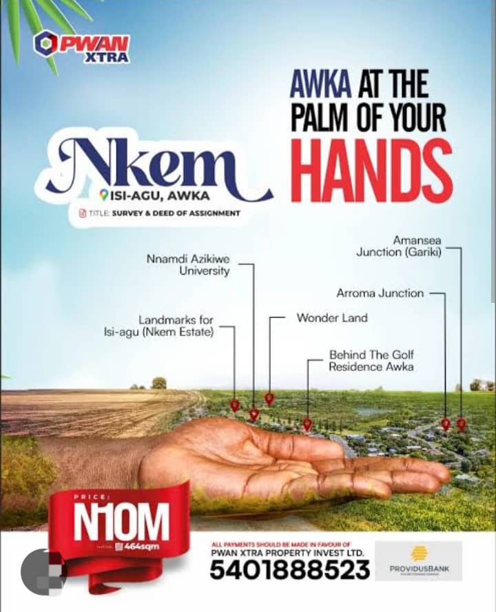 Land for Sale in Awka – Secure Your Spot in Nkem Estate Before It's Too Late!