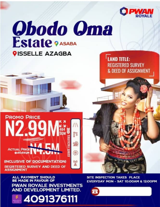 Land for Sale in Delta – Own a Piece of Obodo Oma Estate for Just ₦2.99M!