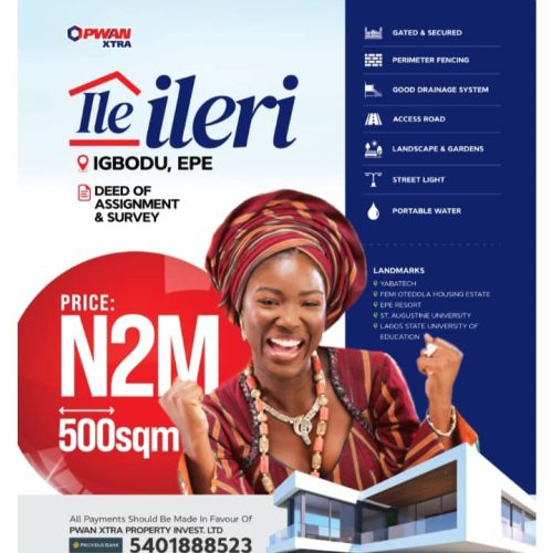Land for Sale in Epe – 5 Compelling Reasons to Invest in Ile Ileri Estate Today