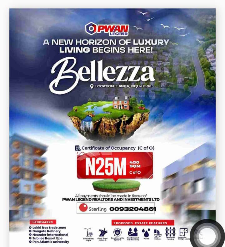 Land for Sale in Lagos Nigeria – Secure Your Future with Bellezza Estate, Ilamija, Ibeju-Lekki