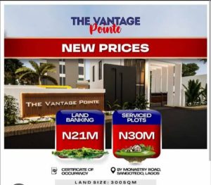 Land for Sale in Sangotedo Lagos - Secure Your Future at Vantage Pointe Estate 2