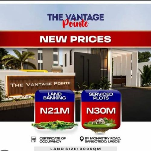 Land for Sale in Sangotedo Lagos - Secure Your Future at Vantage Pointe Estate 2