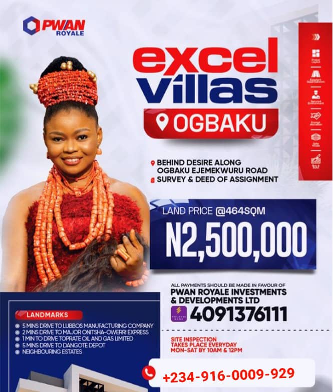 Land in Owerri for Sale – Invest in Excel Villas Ogbaku Today!