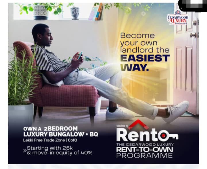 Rent to Own, Own Your Dream 2 Bedroom Luxury Bungalow Starting at Just ₦25,000!