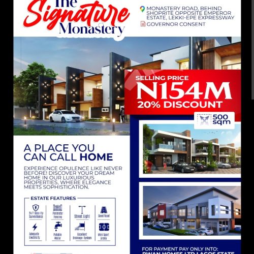 🏠 The Signature Estate by PWAN Homes — Monastery & Ogombo, Lagos