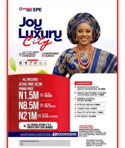 Joy Luxury Estate – PWAN Max Epe (500sqm Plot) - Land For Sale in Epe
